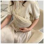 Sac banane femme paille fleurs - ShopGET®