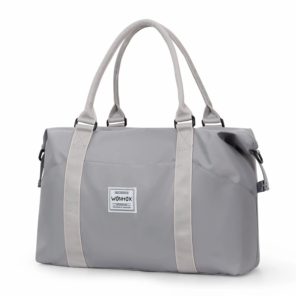 Sac weekend homme tote bag tendance Gris-ShopGET® 