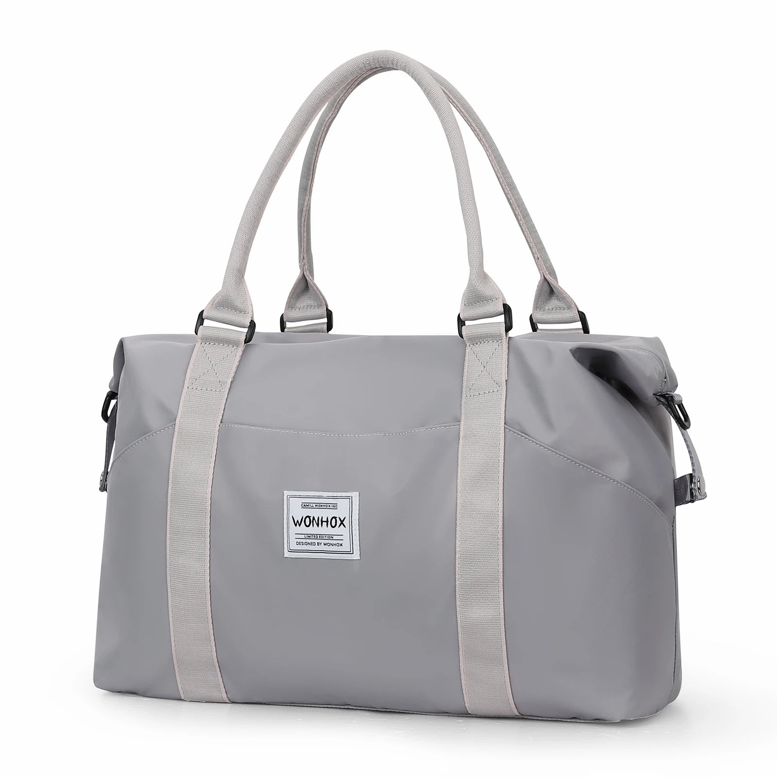 Sac weekend homme tote bag tendance Gris-ShopGET® 