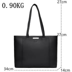 Sac cabas noir Guislaine Gris / 34cm 14cm 27cm-Noir / 34cm 14cm 27cm-Bleu / 34cm 14cm 27cm-ShopGET® 