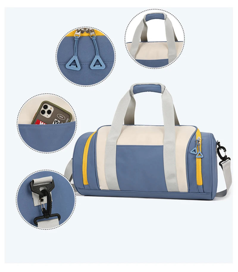 Petit sac polochon Lavender-Rose-Noir-Bleu-Burgundy-Beige-ShopGET® 