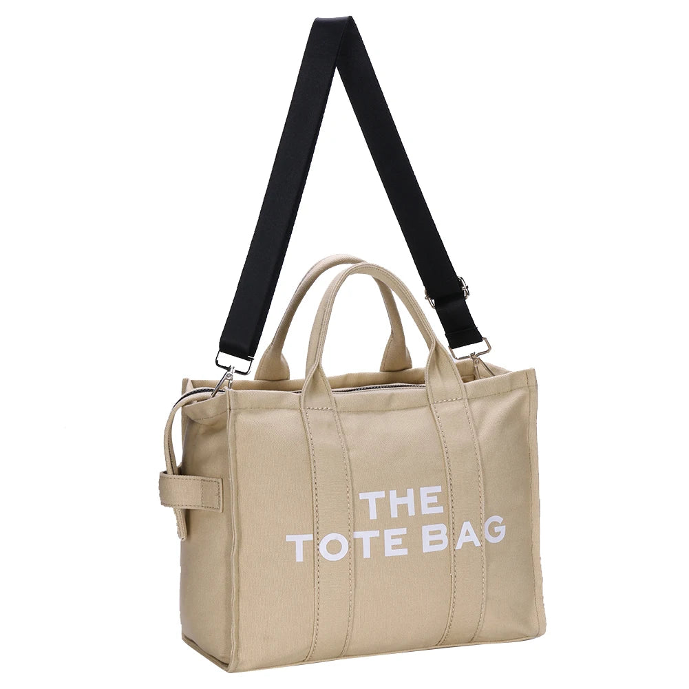 Sac cabas tissu the tote bag Kaki / OFFERTE-ShopGET® 