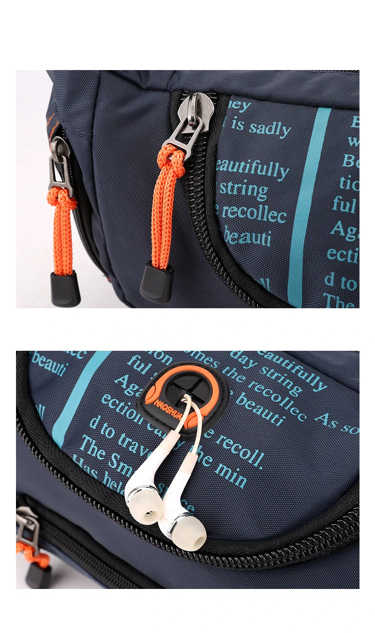 Sac banane tissu pour homme