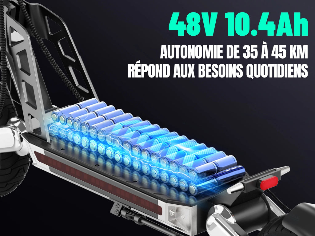 Trottinette électrique pas cher pour adulte 35-45KM de distances max