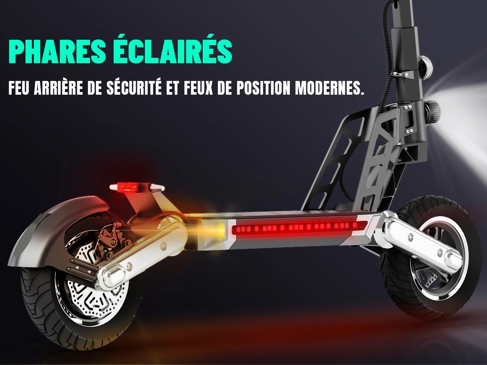 Trottinette électrique pas cher pour adulte 35-45KM de distances max