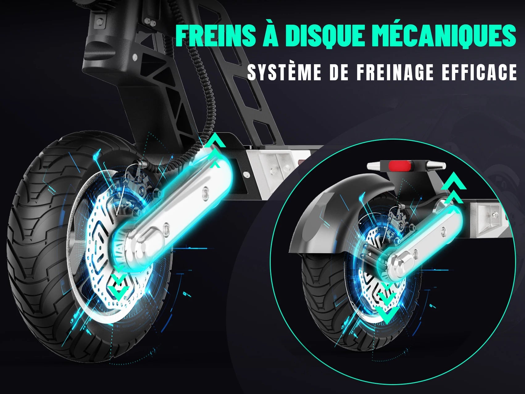 Trottinette électrique pas cher pour adulte 35-45KM de distances max