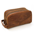 Trousse de toilette homme pas cher en cuir - ShopGET®