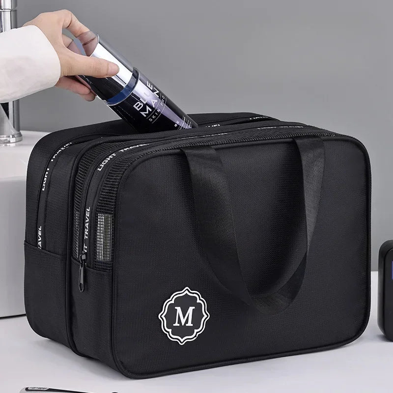 Trousse de toilette voyage double compartiments - ShopGET®