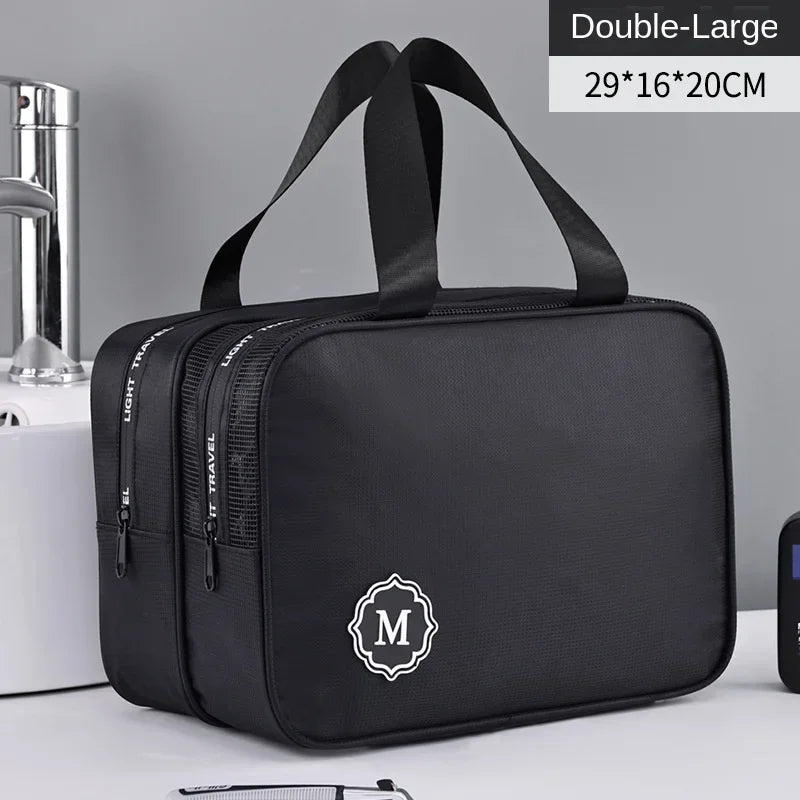 Trousse de toilette voyage double compartiments - ShopGET®