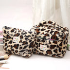 Trousse de toilette voyage léopard marron - ShopGET®