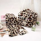 Trousse de toilette voyage léopard marron - ShopGET®