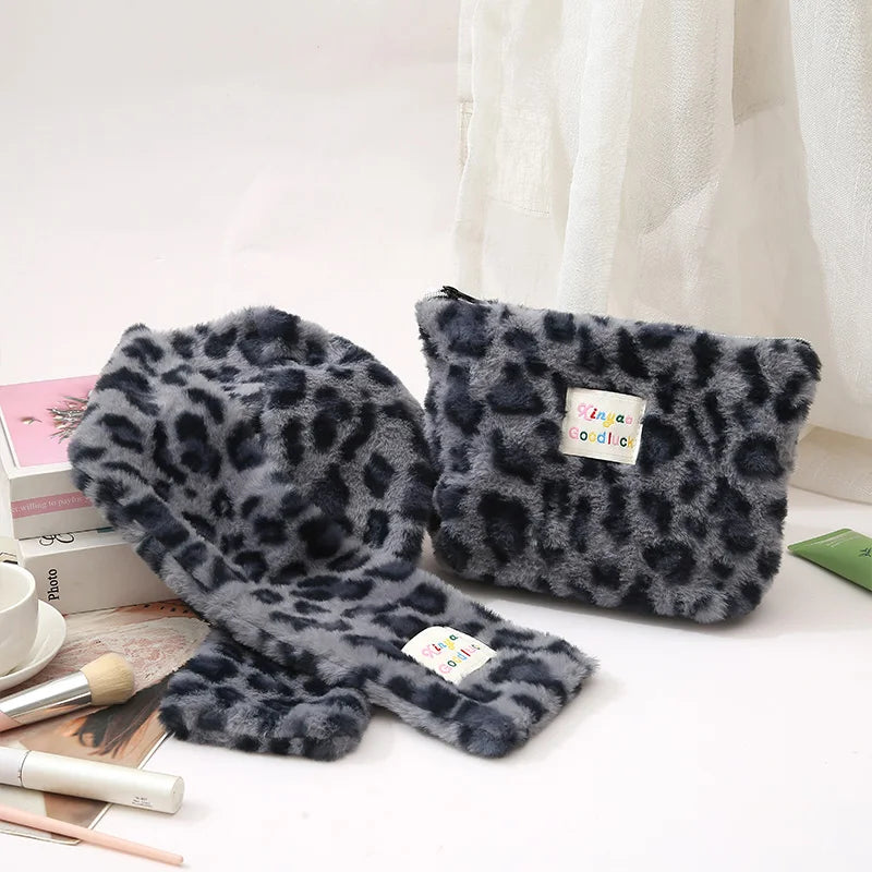 Trousse de toilette voyage léopard marron - ShopGET®