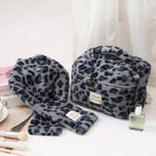 Trousse de toilette voyage léopard marron - ShopGET®