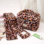 Trousse de toilette voyage léopard marron - ShopGET®