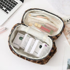 Trousse de toilette voyage léopard marron - ShopGET®