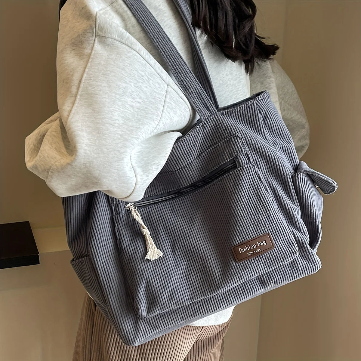 cabas sac femme tendance Noir-Vert-Beige-Marron-Gris-ShopGET® 