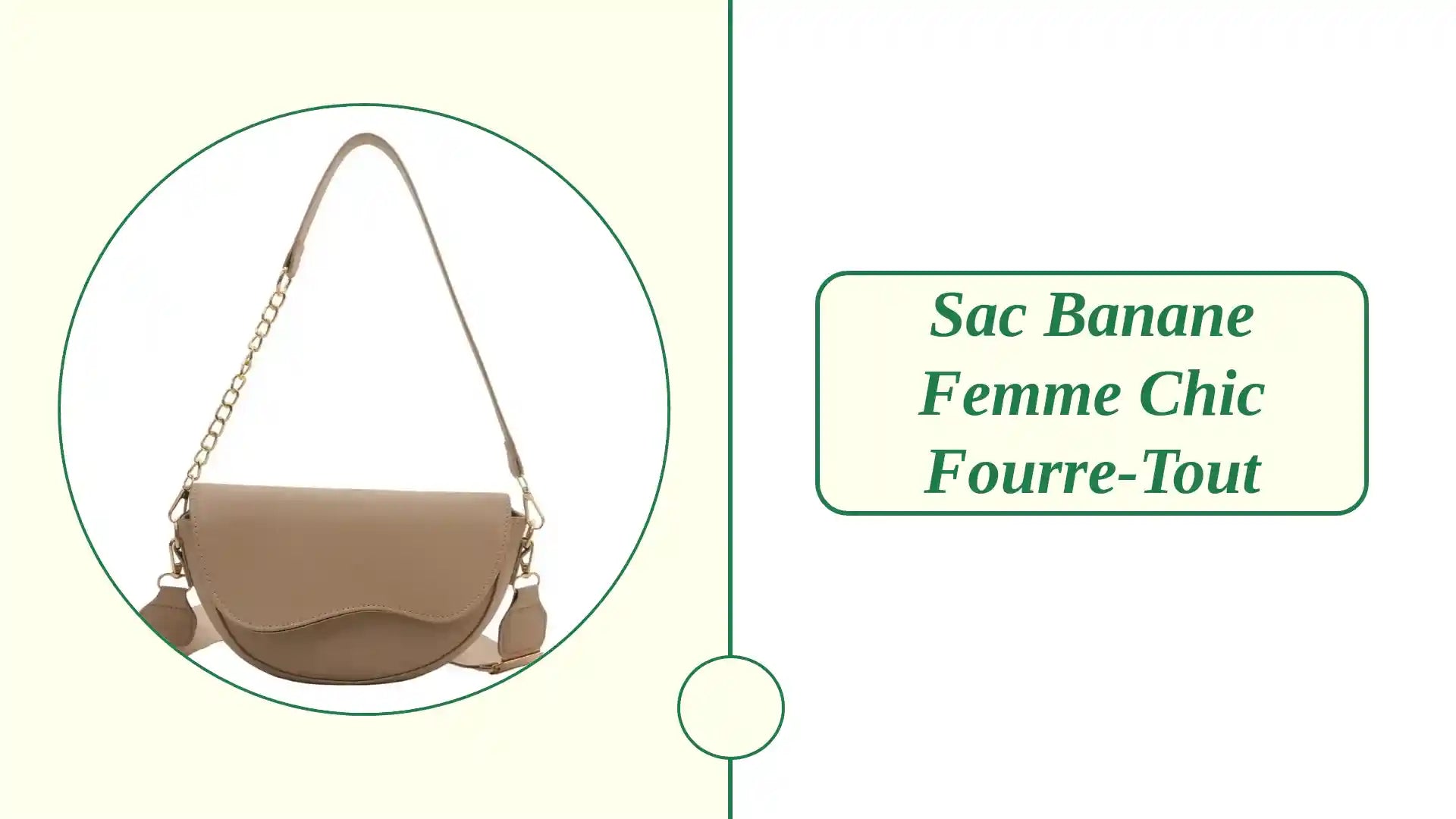 Sac banane femme chic fourre-tout by@Outfy