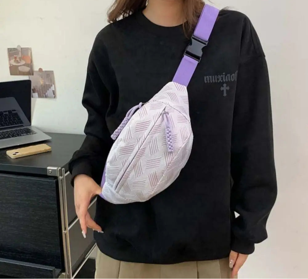 sac banane femme tendance à poitrine solide