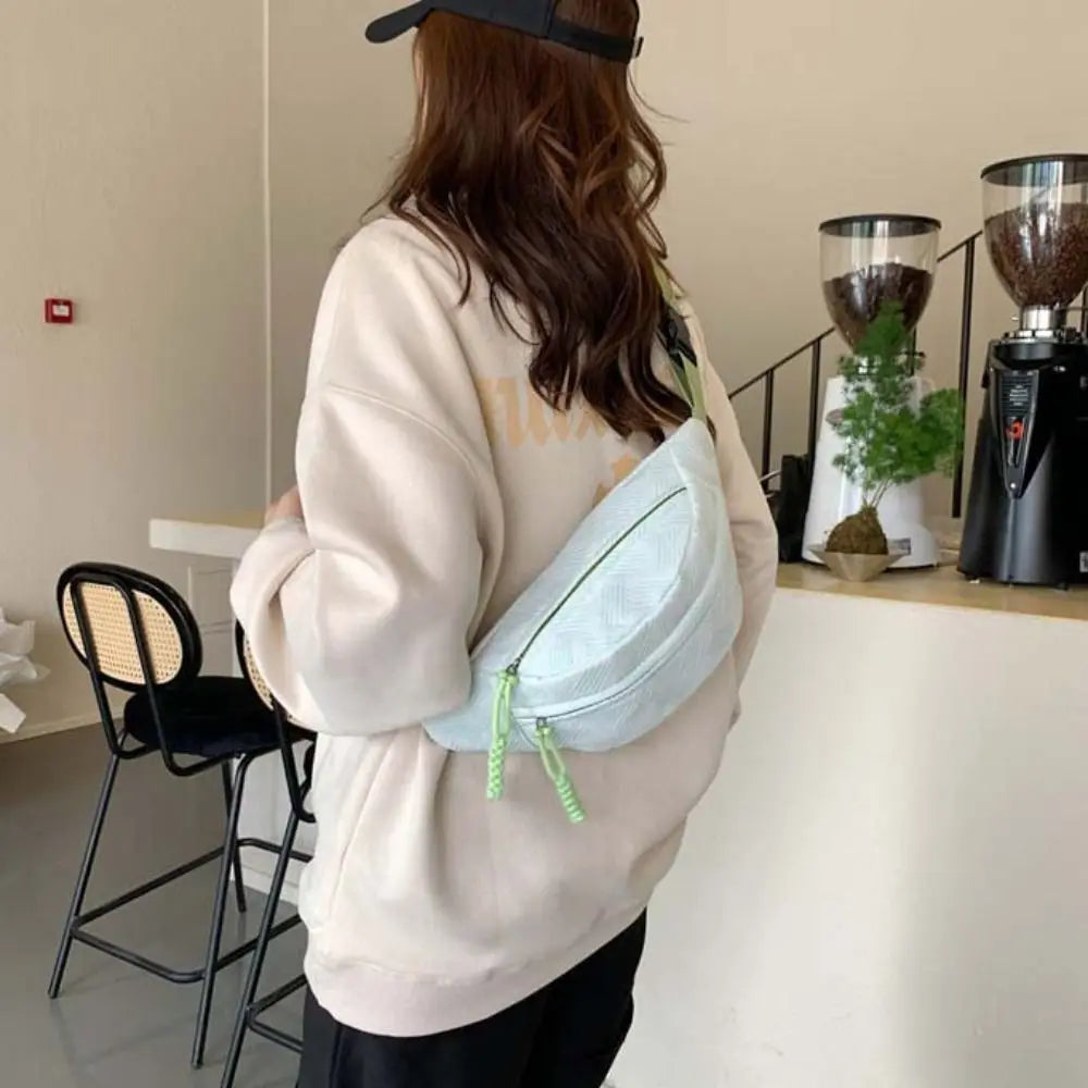 sac banane femme tendance à poitrine solide