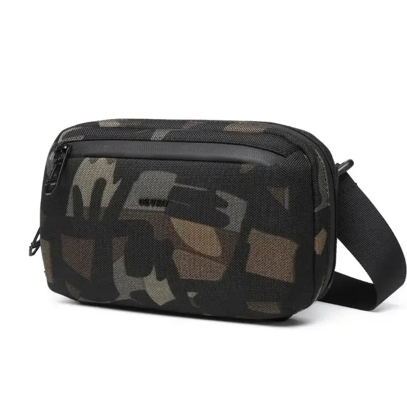 sac pochette homme à bandoulière Noir 25 x 12 x 8 cm-Camouflage 25 x 12 x 8 cm-ShopGET® 